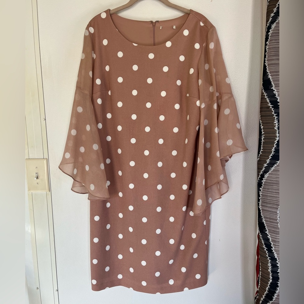 Poka Dot dress. Size large.